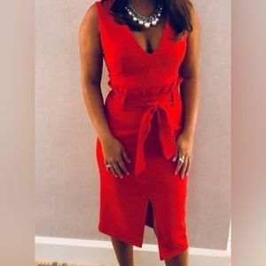 Beautiful Red Dress in EUC